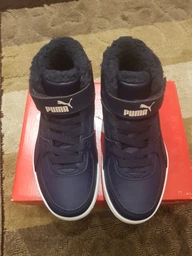 Дитячі зимові черевики для хлопчика Puma Rebound Joy Fur PS 37547901 30 (11.5UK) Чорні (4063699552829) фото від покупців 1