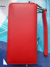 Жіночий клатч-гаманець ST Leather з натуральної шкіри зелений великий вертикальний на блискавці з ремінцем 9х18 5 см 56509 фото від покупців 1