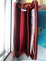Жіночий клатч-гаманець ST Leather з натуральної шкіри зелений великий вертикальний на блискавці з ремінцем 9х18 5 см 56509 фото від покупців 15