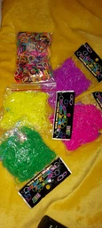 Набор для плетения браслетов из резинок Fashion loom bands set 28 цветов 12000шт фото от покупателей 1