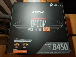 Материнська плата MSI B450M PRO-VDH MAX (sAM4, AMD B450, PCI-Ex16)