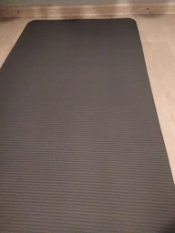 Коврик для йоги и фитнеса NBR (йога мат, каремат спортивный) OSPORT Mat Pro 1.5см (FI-0135) Черный фото от покупателей 2