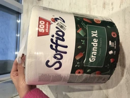 Бумажные полотенца Soffione XL 2 слоя 500 отрывов 1 рулон (4820003834749)