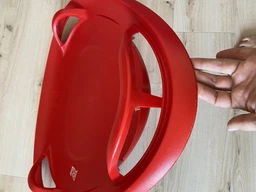 Санки-тарілка Plastkon Meteor 70 см Зелена фото от покупателей 11