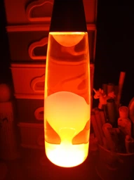 Настольная Лава лампа с воском LAVA LAMP 34,5см Оранжевая фото от покупателей 2
