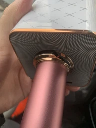 Бездротовий караоке мікрофон дитячий Q7 Rose портативний Bluetooth Підсвічування фото від покупців 16
