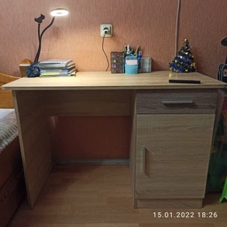 Письменный стол Эверест Школьник 3 Дуб сонома + трюфель (110х55х75 см) фото от покупателей 16