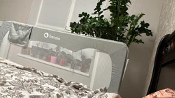 Захисний бортик для ліжка Lionelo HANNA BEIGE MELANGE фото від покупців 2