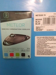 Санки-тарілка Plastkon Meteor 70 см Зелена фото от покупателей 6