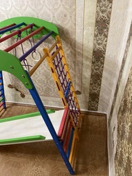 Дитячий спортивний куточок для дому SportBaby "SportWood" фото від покупців 7