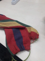 Гамак хлопковый мексиканский двухместный с толстой ткани Supretto 200х150см с чехлом в комплекте разноцветный фото от покупателей 5