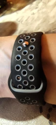 Ремешок Becover Vents Style для Xiaomi Amazfit Bip (20mm) Lite/Bip S Lite/Bip 3/Bip 3 Pro/GTR 42mm/GTS/TicWatch S2/TicWatch E/GTS 3/GTS 2 mini Black-Green (BC_705703) фото от покупателей 11