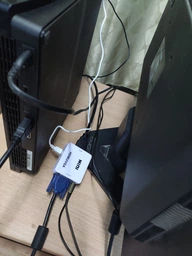Адаптер перехідник HDMI на VGA конвертер для PS4 перетворювач з аудіо для T2 приставки XBOX PS3 монітора HDMI2VGA ( HDMI2VGA ) фото від покупців 2