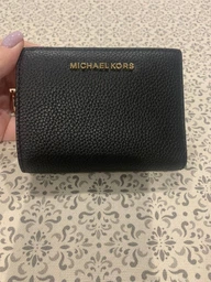 Кошелек женский кожаный Michael Kors 34F9GJ6F2L-001 Черный (800070263213) фото от покупателей 2