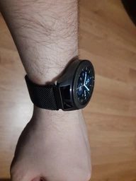 Ремінець міланська петля 20мм універсальний Milanese loop для смарт-годинника Браслет Чорний BeWatch (1010201) фото від покупців 6