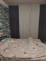 Комплект Штор Декорин Микровелюр Дабл 150x270 см 2 шт Серо-бежевый с Темно-серым фото от покупателей 12