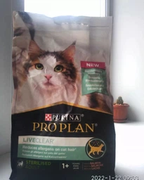 Сух.корм PRO PLAN LiveClear Sterilised Adult для стерил.котов, с лос.1,4 кг(7613287232700) фото от покупателей 1