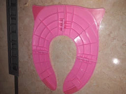 Накладка на унітаз дитячий складна CAT PINK /рожева кішка фото від покупців 2