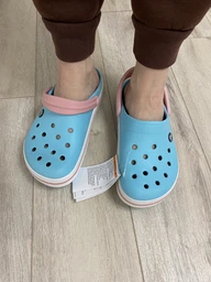 Сабо Crocs Crocband Clog Ice Blue M5W7-37-24 см 11016-W