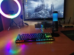 Мікрофон для ПК, для стрімінгу, подкастів HyperX QuadCast S (HMIQ1S-XX-RG/G) фото від покупців 15