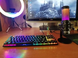 Мікрофон для ПК, для стрімінгу, подкастів HyperX QuadCast S (HMIQ1S-XX-RG/G) фото від покупців 13