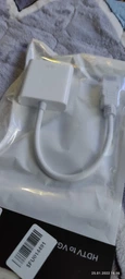 Адаптер STLab HDMI - VGA, 0.15 м с кабелями аудио и питания от USB (U-990 white) фото от покупателей 14