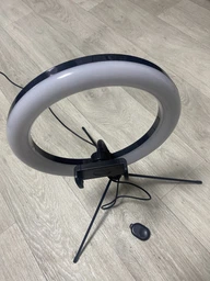 Комплект блогера RZTK Ring Light Black (кільцева led лампа 26 см / 10 Вт / штатив) фото від покупців 13