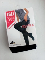 Колготы 300 Den женские теплые хлопковые Esli Estera 300 6 р Nero (4823121003271) фото от покупателей 6