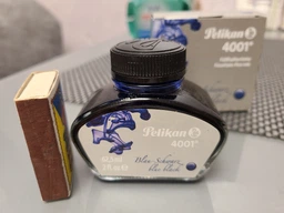 Чорнило Pelikan 4001 Blue-Black у скляному флаконі 62.5 мл Темно-синій (329151) фото від покупців 2