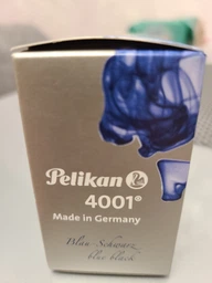 Чорнило Pelikan 4001 Blue-Black у скляному флаконі 62.5 мл Темно-синій (329151) фото від покупців 1