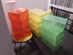 Набор цветных коробов Handy Home 34x21x13 см 3 шт (BOX-01) фото от покупателей 4