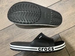 Шльопанці Crocs Bayaband Slide Slate Grey M8W10-41/42-26 см 2053924 фото від покупців 3
