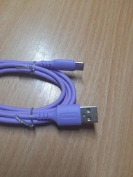 Кабель ColorWay USB - Type-C (soft silicone) 2.4а 1 м Purple (CW-CBUC044-PU) фото від покупців 14