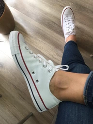 Мужские кеды Converse Chuck Taylor All Star Ox Optical White M7652C белые, Цвет Белый, Размер 41.5 фото от покупателей 1