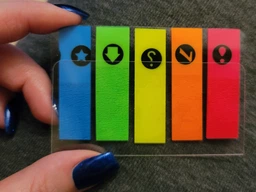 Закладки-индексы пластиковые флажки Centrum 45x12 мм 5x25 листов 2 шт (804082) (2000998452384)