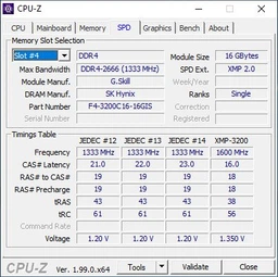 Оперативная память для ПК G.Skill Aegis DDR4 32GB (2x16GB) 3200MHz UDIMM PC4-3200 (F4-3200C16D-32GIS) фото от покупателей 10