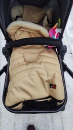 Зимний конверт-чехол на овчине в коляску,на санки For Kids Maxi (Красный) фото от покупателей 4