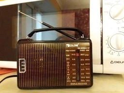 Портативный радиоприемник GOLON RX-608ACW от сети 220В Коричневый фото от покупателей 3
