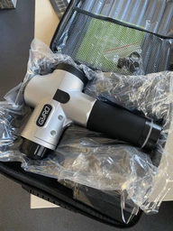 Перкусійний масажер для тіла та м'язів, ручний пістолет GYRO Muscle Gun Massager Black (GYRO-gunbk) фото від покупців 13