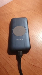 Батарея універсальна Vinga 10000mAh Wireless QC3.0 PD Soft Touch (PowerBank) Фіолетовий, павер банк, павербанк, повербенк фото від покупців 2