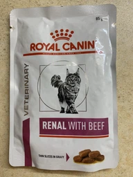 Влажный корм для кошек Royal Canin Veterinary Health Renal Cat Beef (Кусочки В Соусе) 85 г фото от покупателей 3