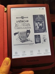 Электронная книга Pocketbook 628 Touch Lux5 Ruby Red (PB628-R-CIS) фото от покупателей 5