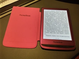 Электронная книга Pocketbook 628 Touch Lux5 Ruby Red (PB628-R-CIS) фото от покупателей 2