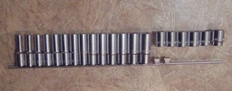 Держатель для головок (планка) Toptul 1/2"х560х16PCS (BKAC1616)