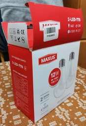 Лампа светодиодная Maxus А60 12W 4100K E27 220V (1-LED-778) фото от покупателей 1