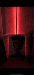 Угловой напольный светильник, угловая LED лампа, RGB торшер Lux design Black 150 см, чёрный с пультом управления фото от покупателей 4