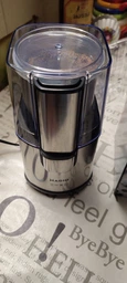 Кофемолка MAGIO MG-208 200 Вт, многофункциональная кофемолка, электрическая кофемолка измельчитель фото от покупателей 2