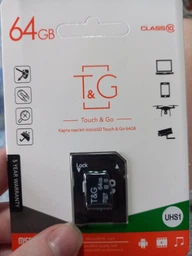 Карта памяти T&G MicroSDXC 64GB Class 10 UHS-I U1 + SD-адаптер (TG-64GBSDCL10-01)
