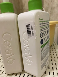 Очищающая увлажняющая эмульсия CeraVe для нормальной и сухой кожи лица и тела 473 мл (3337875597333) фото от покупателей 6