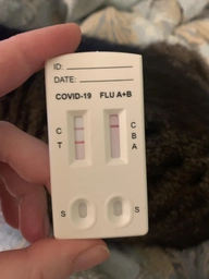 Тест-набір імунохроматографічний Verus Комбі-Covid-19/Influenza A/B-тест-МБА для виявлення антигенів коронавірусу COVID-19 та вірусів грипу А і В (4820214041110) фото від покупців 5